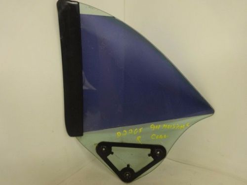 94 04 mustang convertible right passenger side quarter window glass oem blue