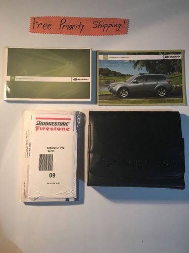 2009 subaru forester owners manual w/case. #0052 free priority shipping!