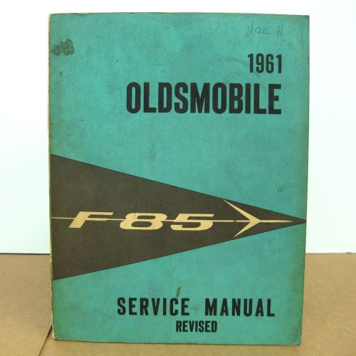 1961 oldsmobile f 85 service shop manual repair maintenance