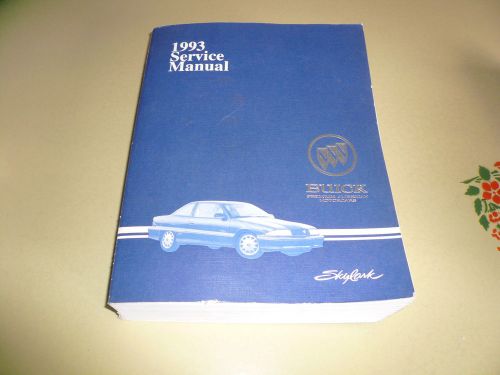 1993 buick skylark chassis service manual