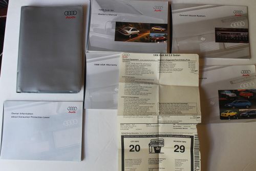 1998 audi a4 owners manual