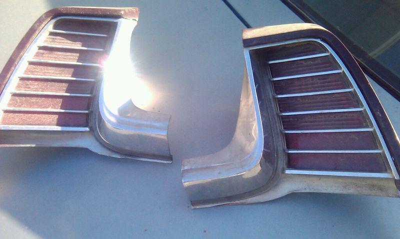 1973 monte carlo taillights with quarter extention 