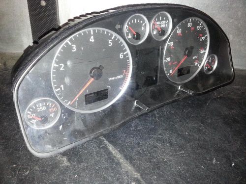 Audi audi a6 speedometer (cluster), 3.0l, mph 02