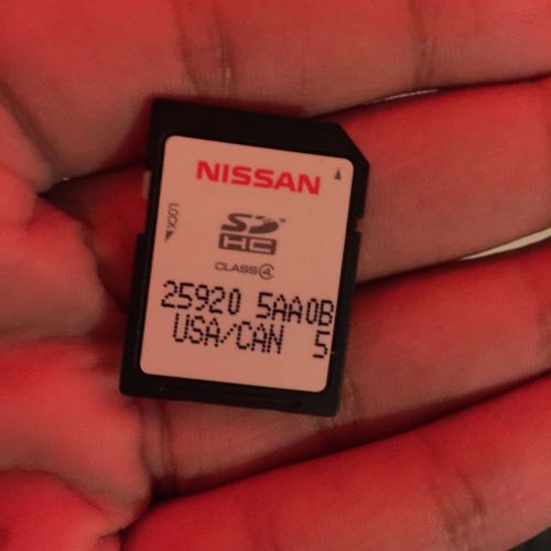 Genuine nissan murano map data 25920 5aa0b sd card navigation