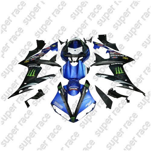 Durable abs blue black fairing bodywork injection for  2004-2006  yamaha yzf r1