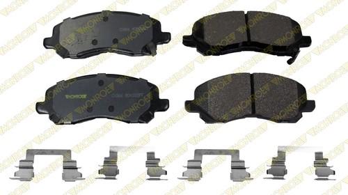 Monroe cx866 brake pad or shoe, front-monroe ceramics brake pad