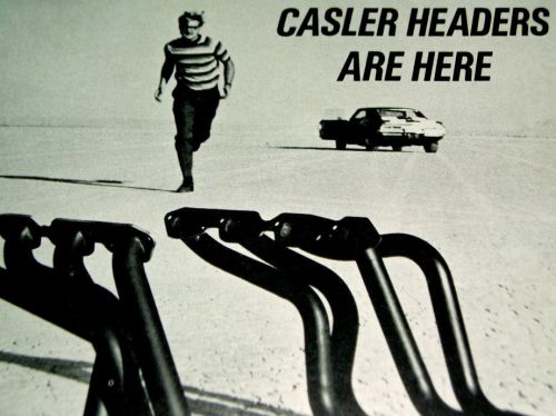1969 chevy camaro ss/z28-vintage casler exhaust headers ad-350/396/427 v8 engine