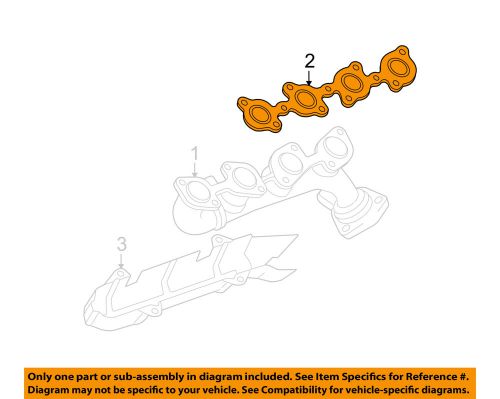 Toyota oem exhaust-manifold gasket 1717350030