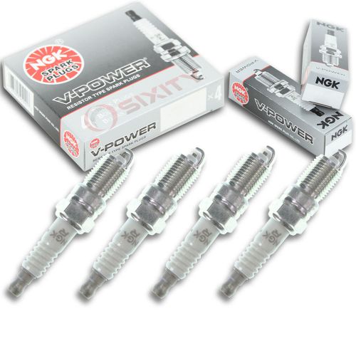 4pcs mercruiser 496 mag ho ngk v-power spark plugs stern drive 8 cyl za