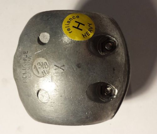 Reliance x-6h shaft zinc anode 1-3/8 heavy