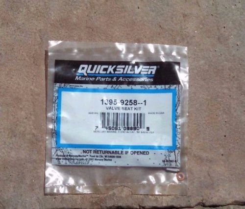 New quicksilver mercury mercruiser part oem part  #1395-9258 1 valve seat kit