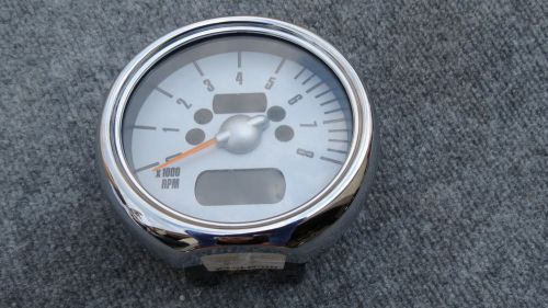 02-08 mini cooper s r53 r50 r52 oem chrome tachometer  62116936313            ..