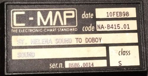 C-map na-b415.01 - st. helena sound to doboy sound - c-card chip