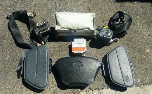 98-02 mercedes ml320 air bag set with 2 side air bags and module