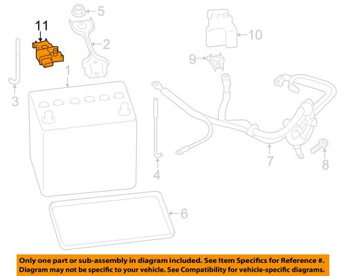 Subaru oem 13-16 brz 2.0l-h4-battery terminal-negative term 23775aa060