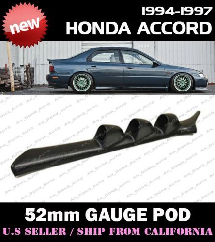 *** 94 95 96 97 honda accord sedan coupe 52mm triple gauge a pillar pod ***