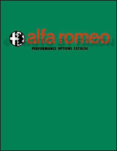 Alfa romeo performance parts book gta giulia spider 1750 2000 duetto veloce gt