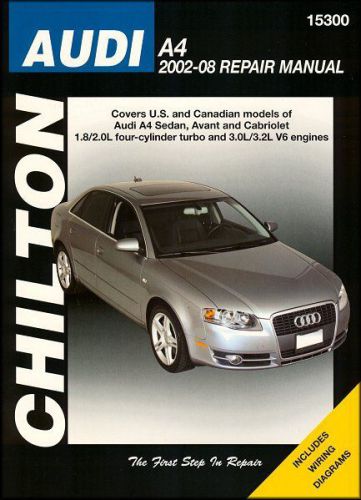 Audi a4 sedan, avant, cabriolet repair manual 2002-2008