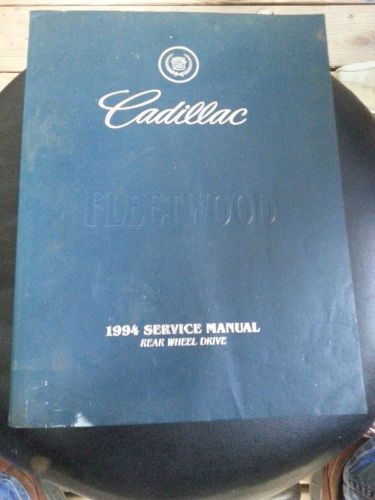 1994 cadillac fleetwood rear wheel drive factory service manual.