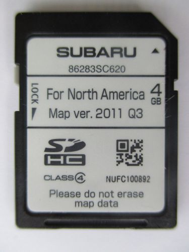 2012 2013 subaru forester navigation nav sd card oem 86283sc620 latest update