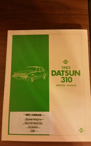 Oem 1982 datsun 310 service manual