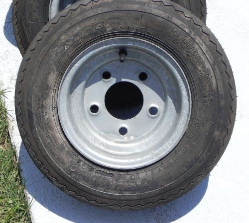 Swallow trailer tire with rim 4.80 x 8