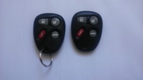 Lot of 2 saturn ion 4-button keyless entry remotes #10357131 n5f250738 excellent