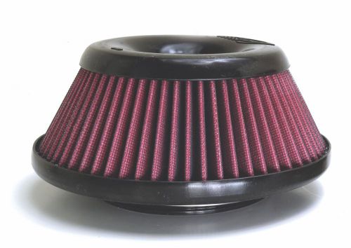 Bms silicon single turbo universal cone filter 4&#034; outlet 3.5&#034; tall &#034;shorty&#034; bmw