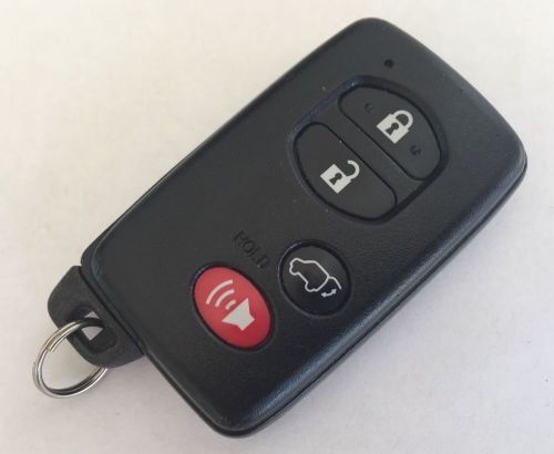 Oem 2008-2013 toyota highlander smart remote keyless entry hyq14aab power trunk!