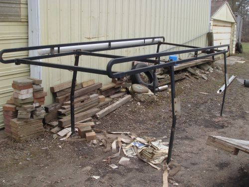 Pick up truck 8 foot bed ladder rack sierra silverado