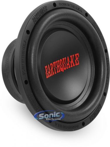 2) earthquake sound tremor-x104 300w rms 10&#034; single 4 ohm car subwoofers