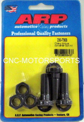 Arp torque converter bolt kit 230-7303 gm powerglide th350 &amp; th400 1.250 uhl