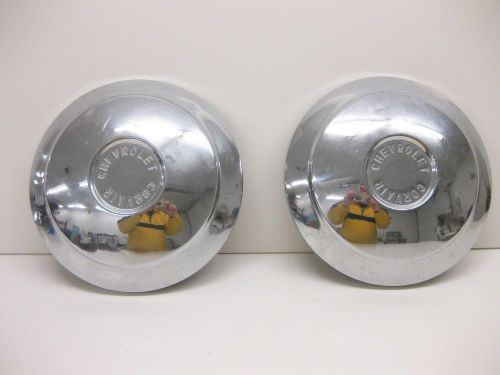 1960s chevrolet corvair dog dish hubcaps 1964 1966 1962 1960 1968 (2) van car