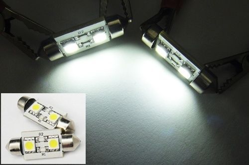 Error free 2 smd led license plate light mercedes w210 w211 r170 r171 w163 w164