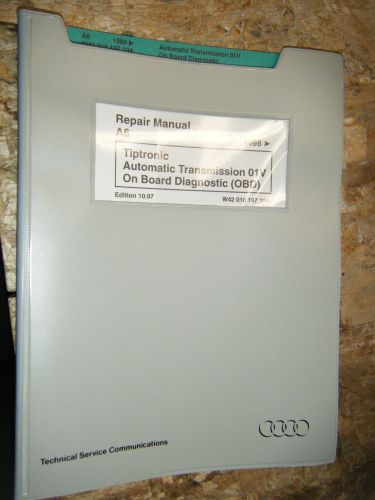 1998 audi a6 tiptronic transmission 01v obd  factory service manual repair