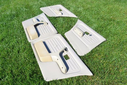 Bmw e30 sedan door panels set, 4 door, 1987-1991, natural beige, 325i