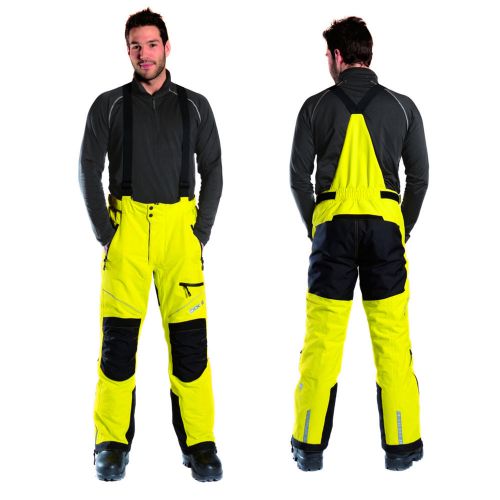 Snowmobile kimpex ckx climb pants men winter snow bibs 2xlarge yellow waterproof