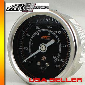 Ac autotechnic fuel pressure regulator gauge 