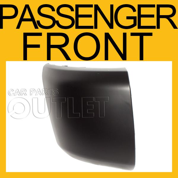 07-10 chevy silverado 1500 bumper end cap gm1017103 primered wo fog hole right