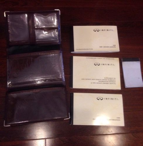 99 1999 infiniti g20 owners manual nice. ships fast