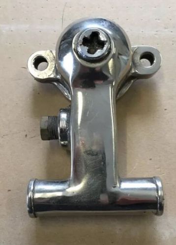 Marine thermostat housing polished stainless steel