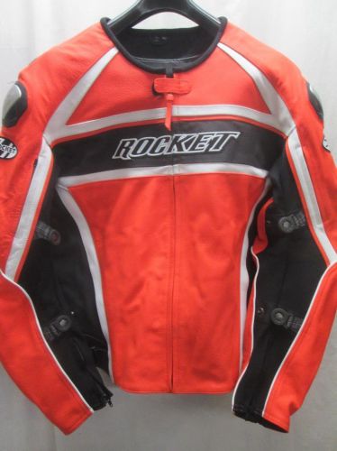 Joe rocket speedmaster motorcycle jacket orange 50