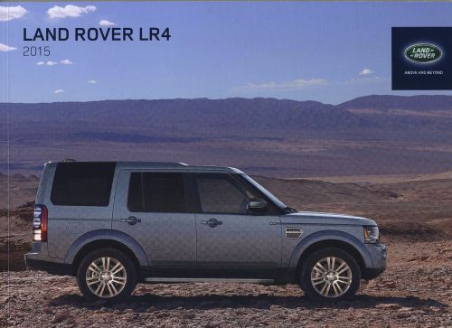 2015 land rover lr4 manufacturers brochure lrml 4797/14 new