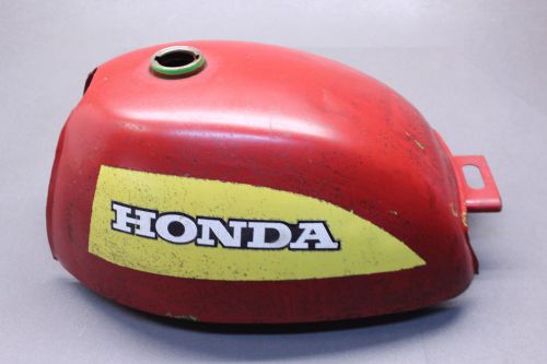 1979 honda atc110 1980-1985 red yellow fuel tank petrol reservoir