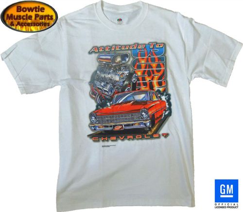 66 67 nova ss attitude to burn t-shirt chevy ii 62 63 64 65 68 69 70