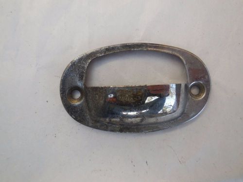 Porsche 356 b / c license plate light bezel  oem