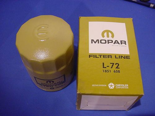 1968-69-70-71-72-73 mopar plymouth dodge hemi 383 440 green factory oil filter
