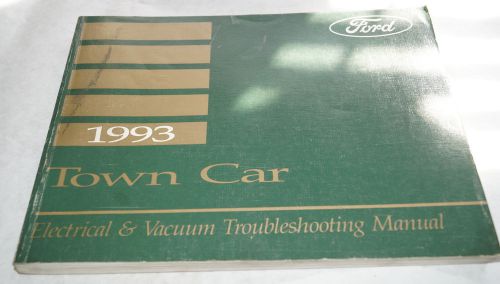 Genuine 1993 lincoln town car factory wiring diagrams service manual evtm