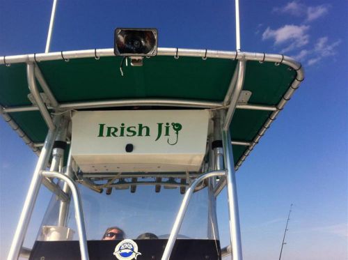 Custom made boat t-top replacement canvas, sunbrella for extra wide tops