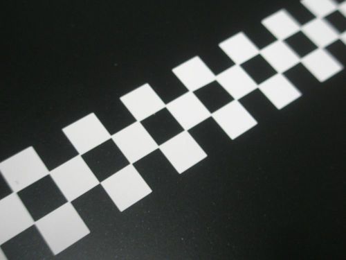 Checkerd flag sticker whit cuting type 25cm